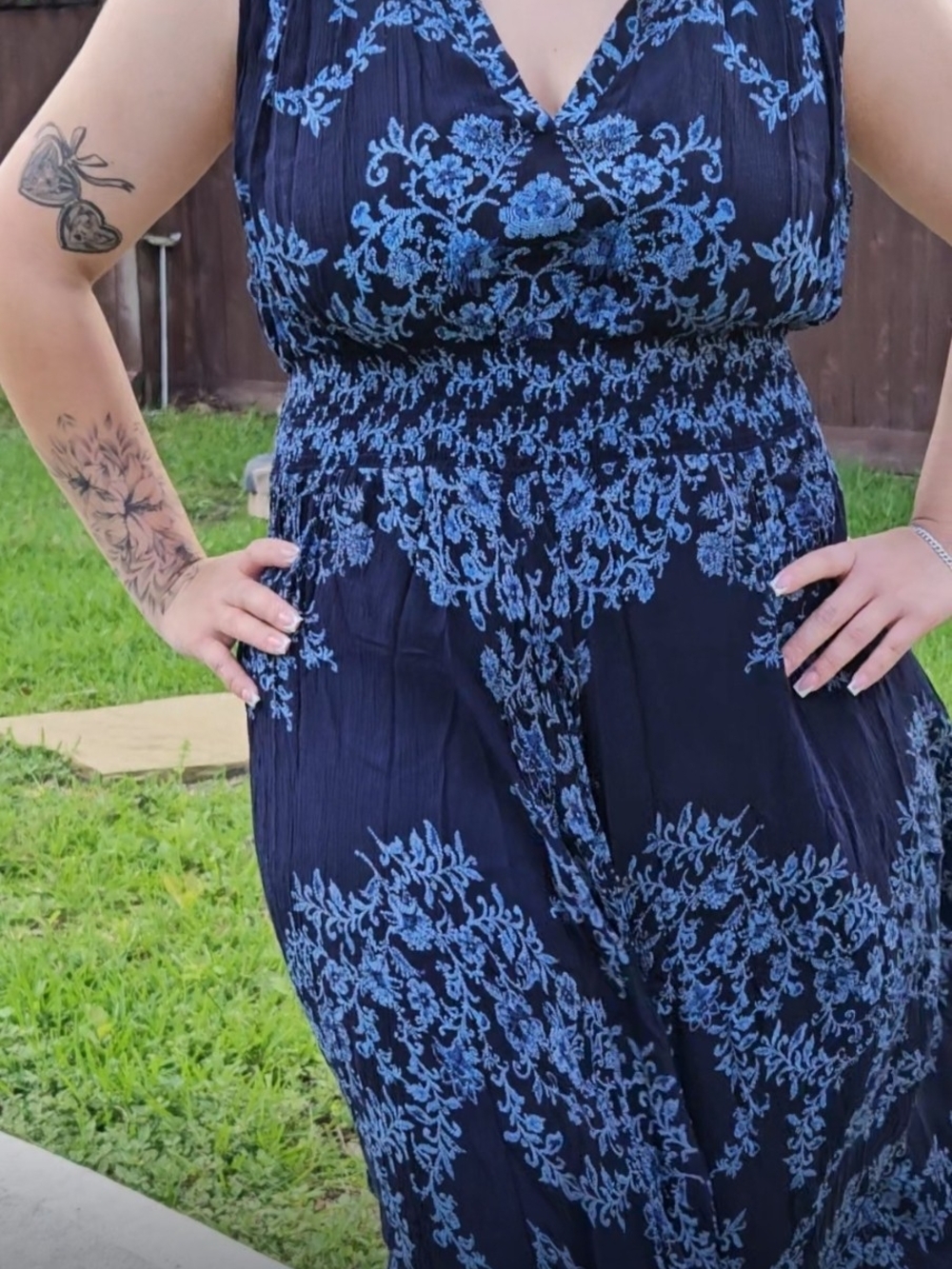 Blue Flowy Dress 💙
